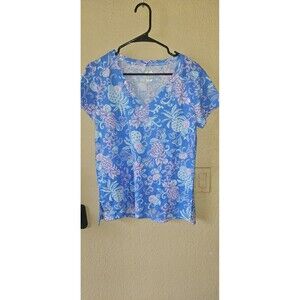 NWT Lilly Pulitzer Women Merideth Tee Top  Sz Med